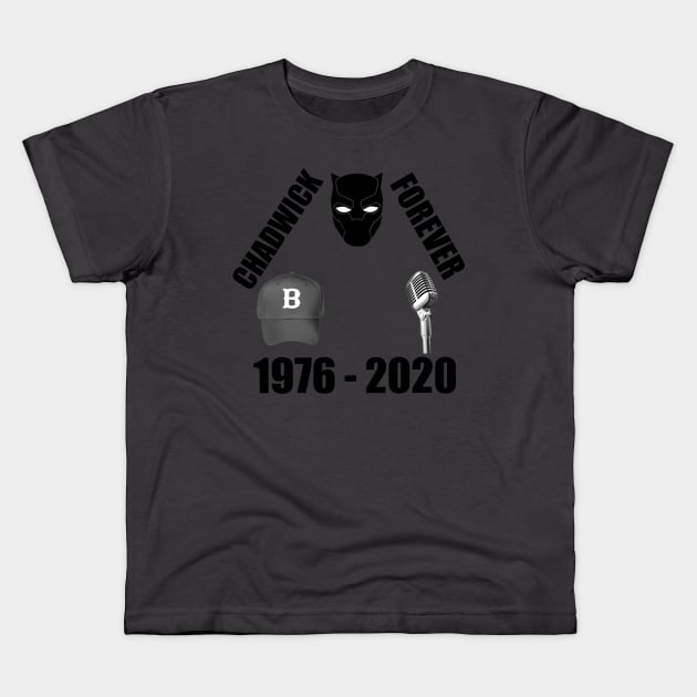 RIP Chadwick Kids T-Shirt by FSimmons1006